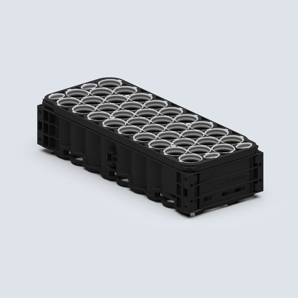 Thermally Conductive Plastic Battery Holder