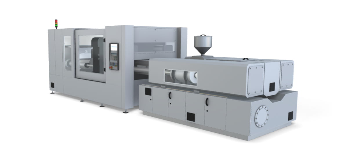 3D Animation Injection Molding Machine