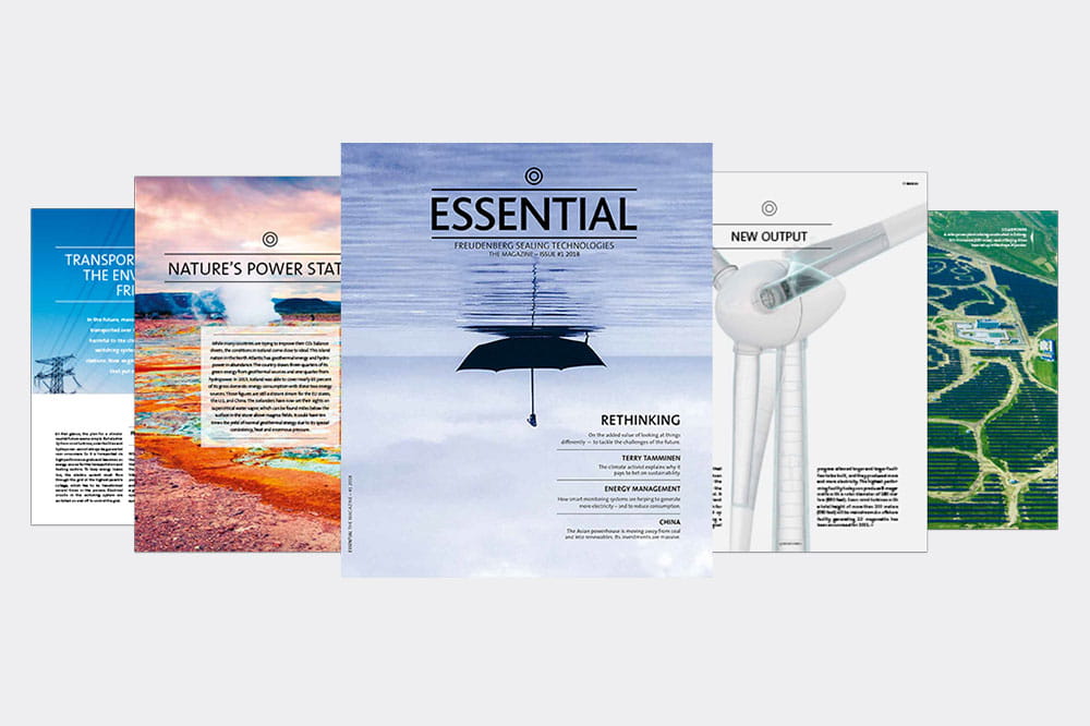 Mockup of ESSENTIAL magazine issue May 2018