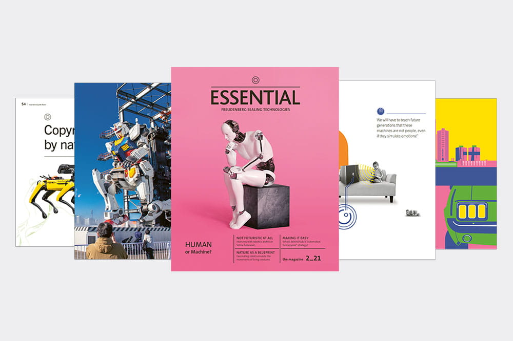 Mockup of ESSENTIAL magazine issue November 2021