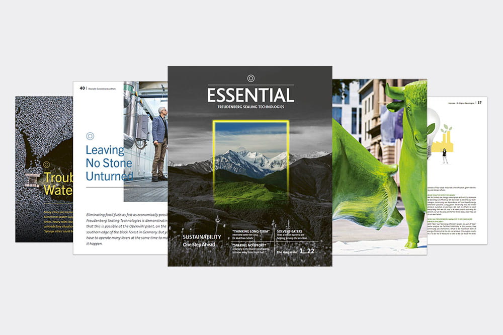 Mockup of ESSENTIAL magazine issue May 2022
