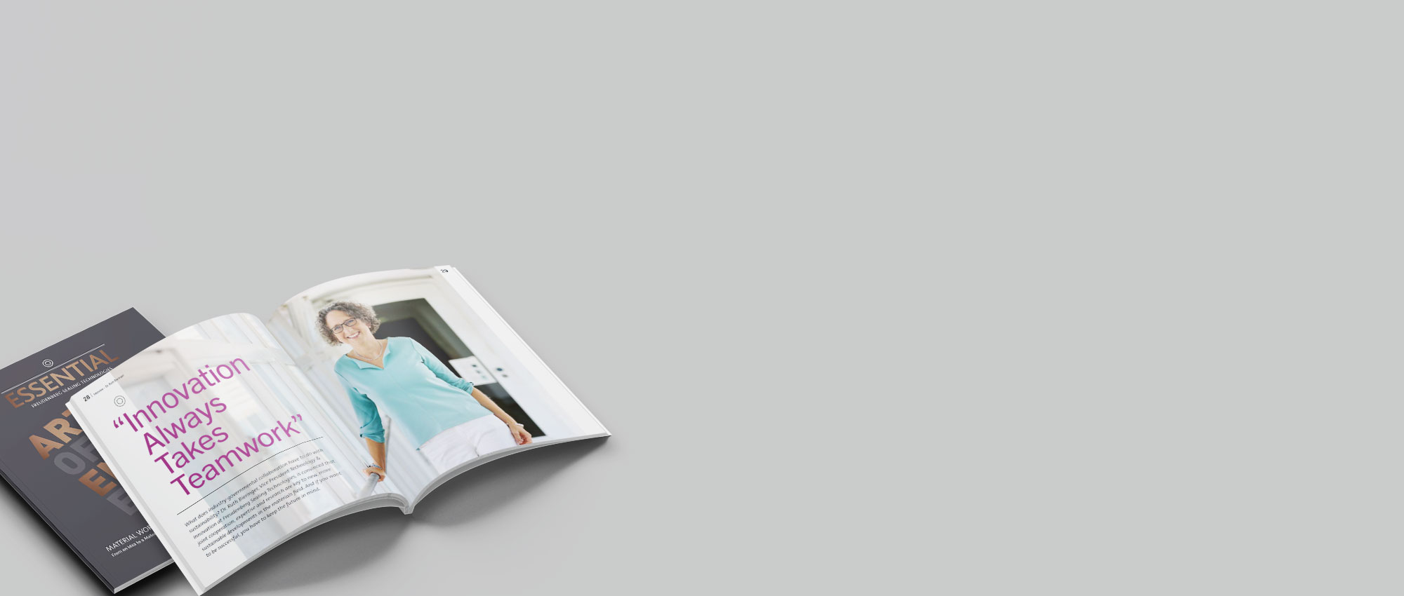 Mockup of ESSENTIAL magazine issue November 2022