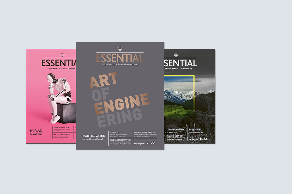 Mockup of ESSENTIAL magazine issue November 2022