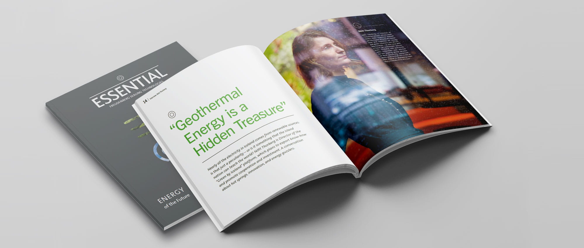 Mockup of ESSENTIAL magazine issue May 2023