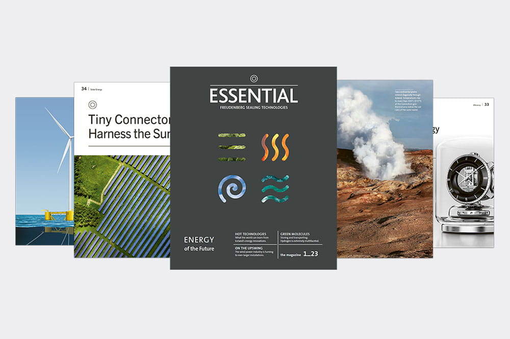 Mockup of ESSENTIAL magazine issue May 2023