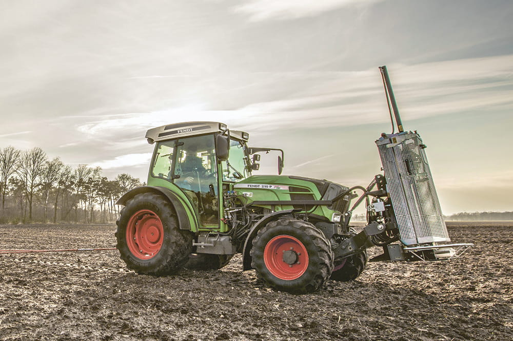 tractor with sensors