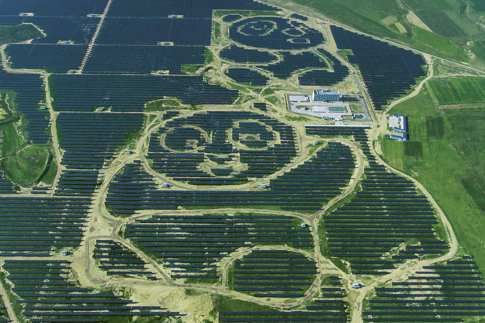 Solar field in china