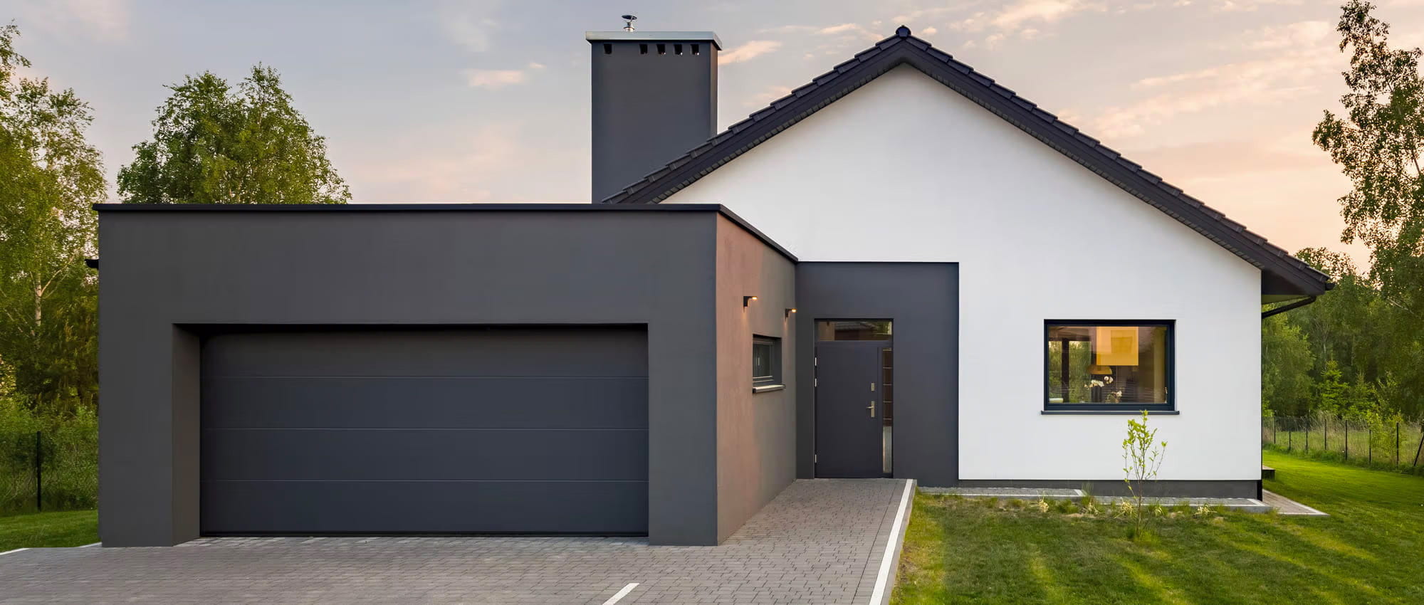 house with garage