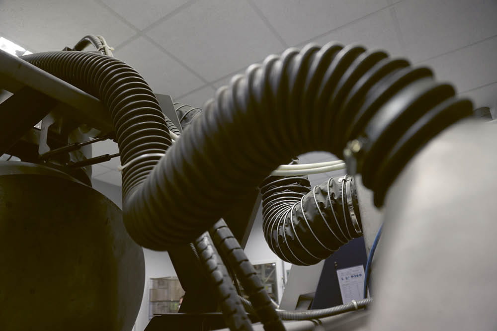 A bacteria devour solvent vapor in the factory. 