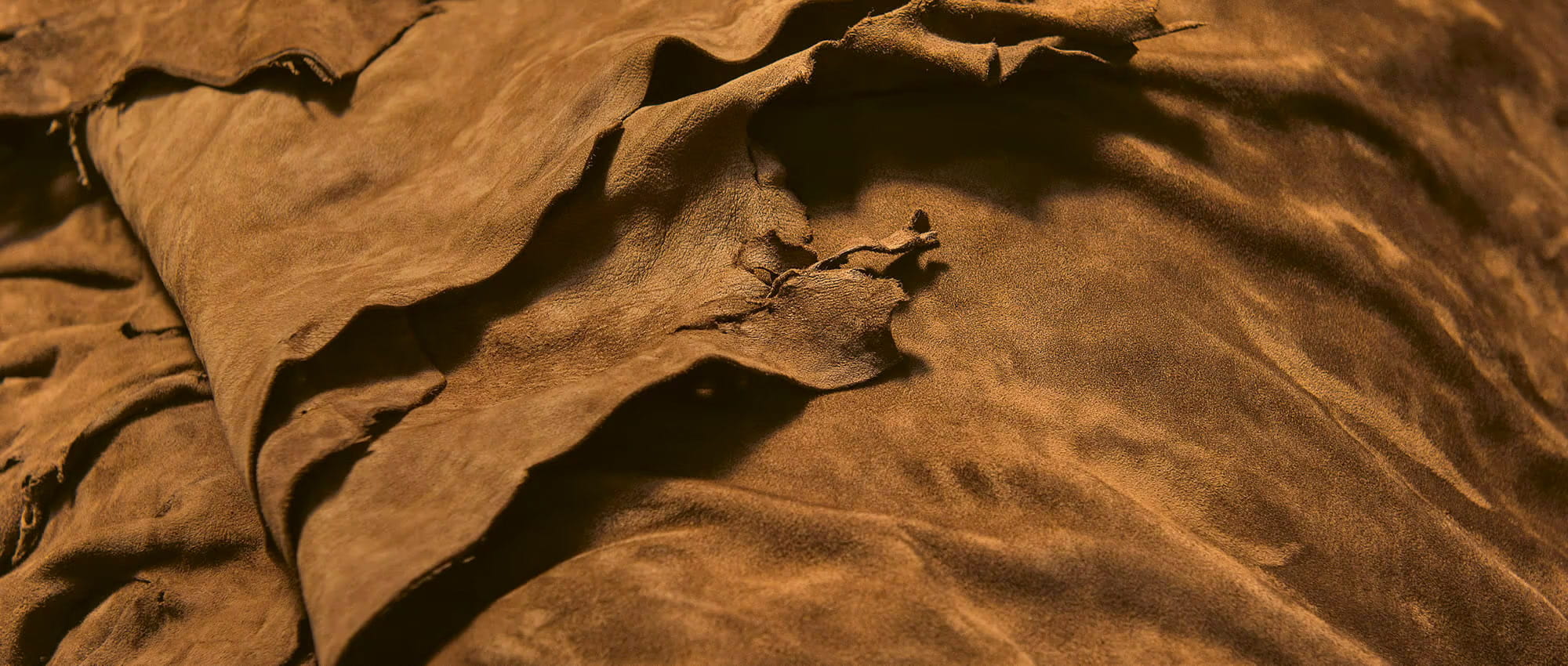 Close-up of leather. Copyright: iStock: ozgurdonmaz.