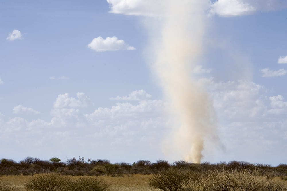 Winds in the desert in Namibia. Copyright: iStock/Mlenny  