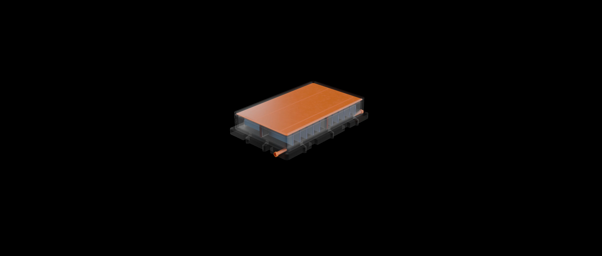 Battery energy storage system (BESS) module illustrating advanced thermal management and thermal runaway protection technologies for safe, reliable energy storage applications