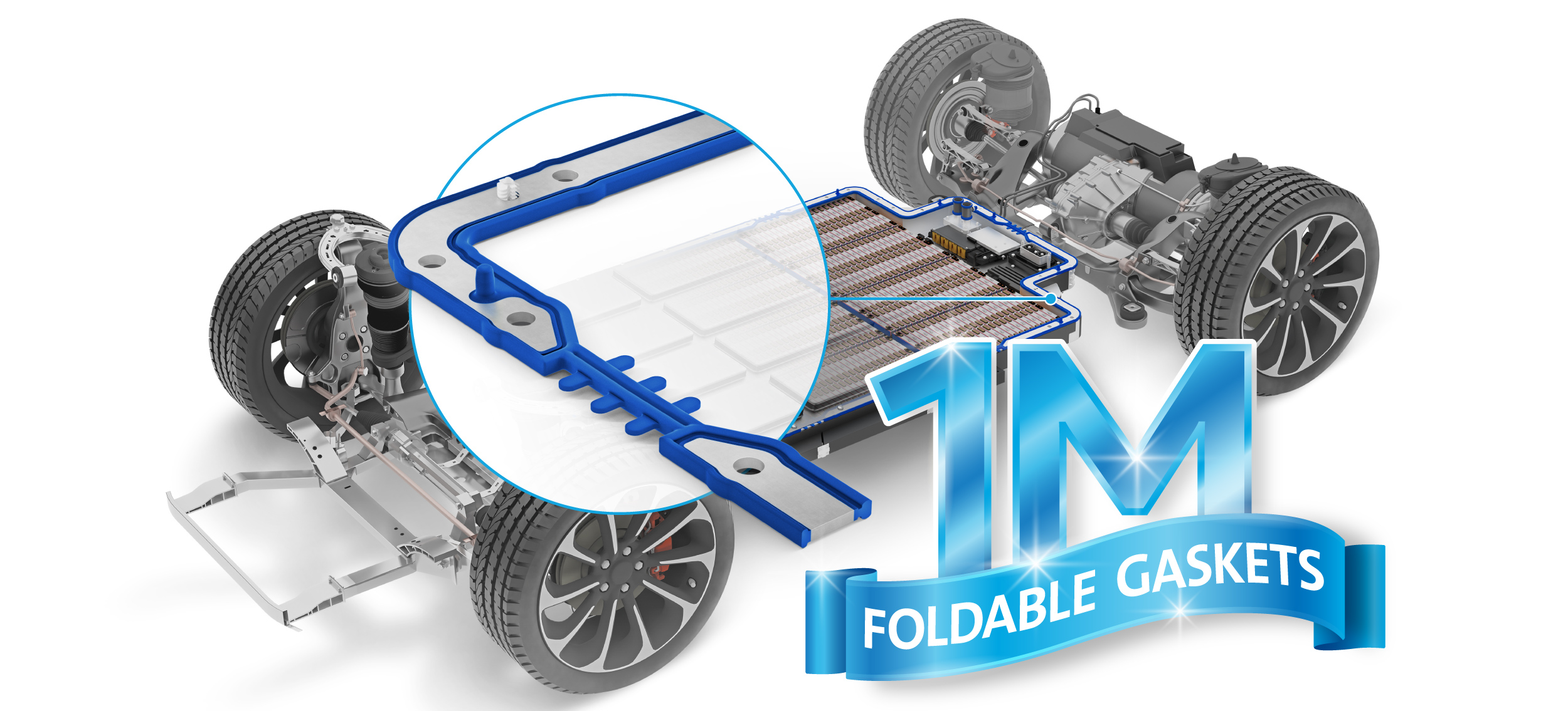 Freudenberg Sealing Technologies produces one million foldable gaskets in Langres, France.