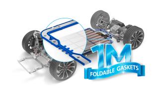 Freudenberg Sealing Technologies produces one million foldable gaskets in Langres, France.