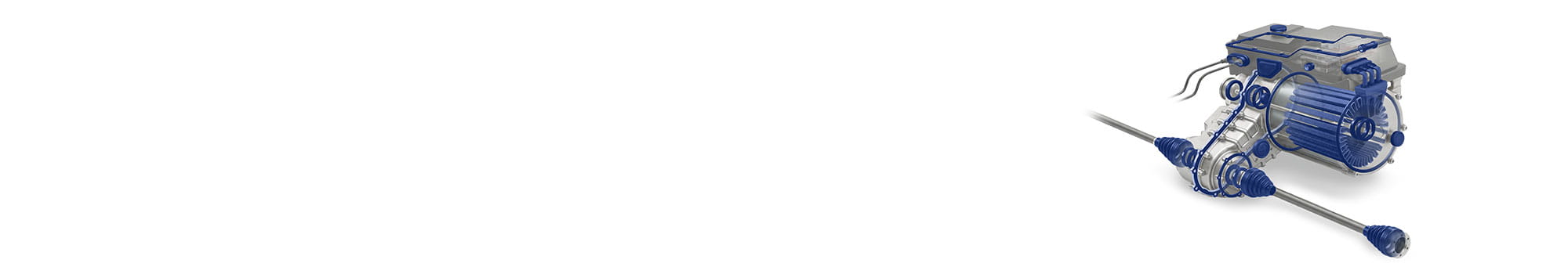 E-drive train application with marked products from Freudenberg Sealing Technologies