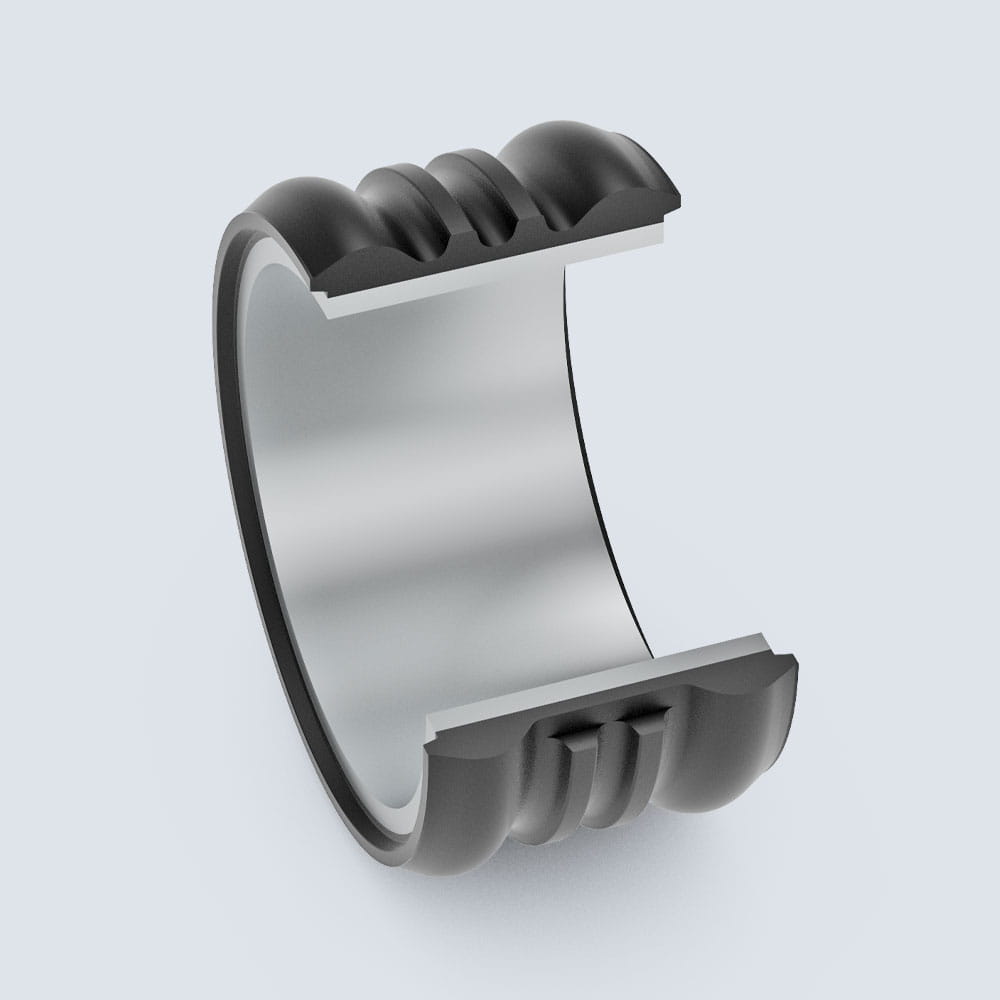 3D representation of a cross-section of a Plug&Seal connector from FST 