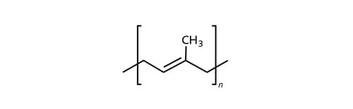 Natural Rubber - Structural Formula