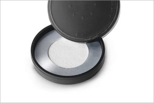 Black sealing flaps from Freudenberg Sealing Technologies on a white background