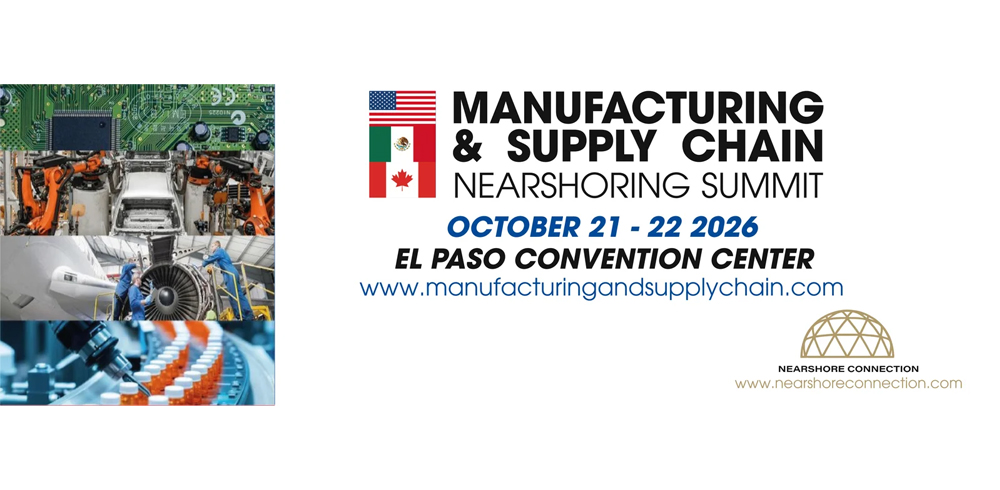 Logo Manufacturing and supply chain summit el paso texas usa