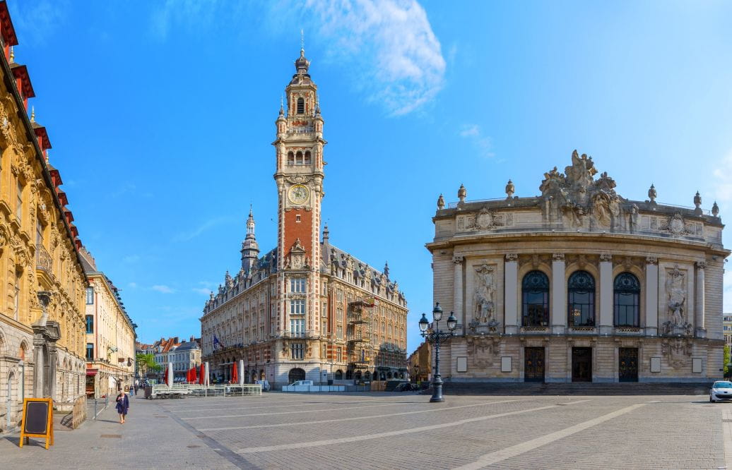 Stadtbild Lille Frankreich neu