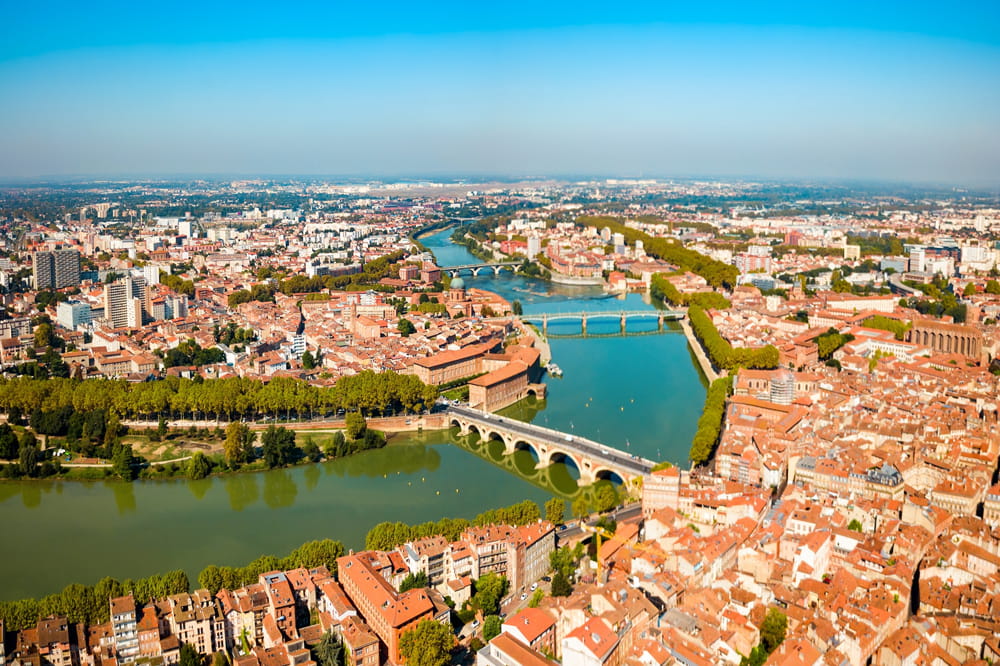 Stadtbild Toulouse Frankreich