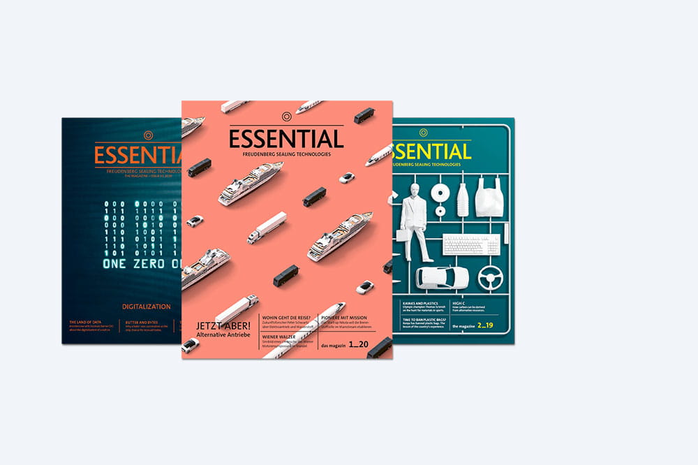 Mockup der Zeitschrift ESSENTIAL Ausgabe Mai 2020