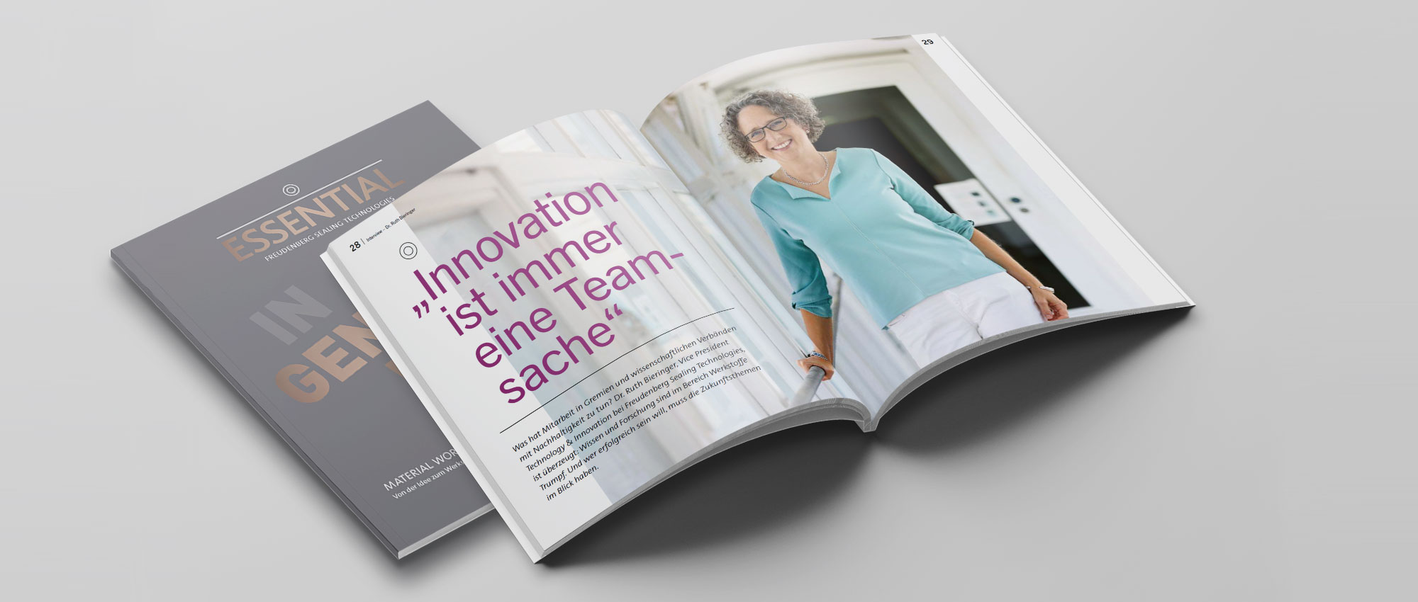 Mockup der Zeitschrift ESSENTIAL Ausgabe November 2022