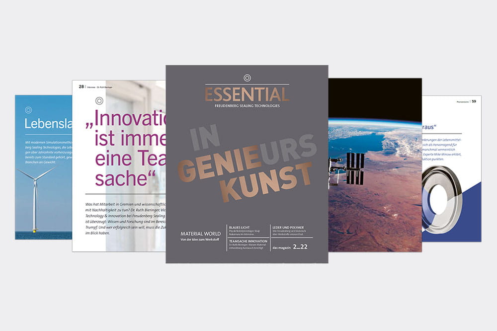 Mockup der Zeitschrift ESSENTIAL Ausgabe November 2022