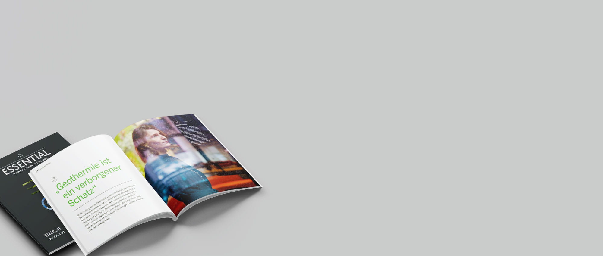 Mockup der Zeitschrift ESSENTIAL Ausgabe Mai 2023
