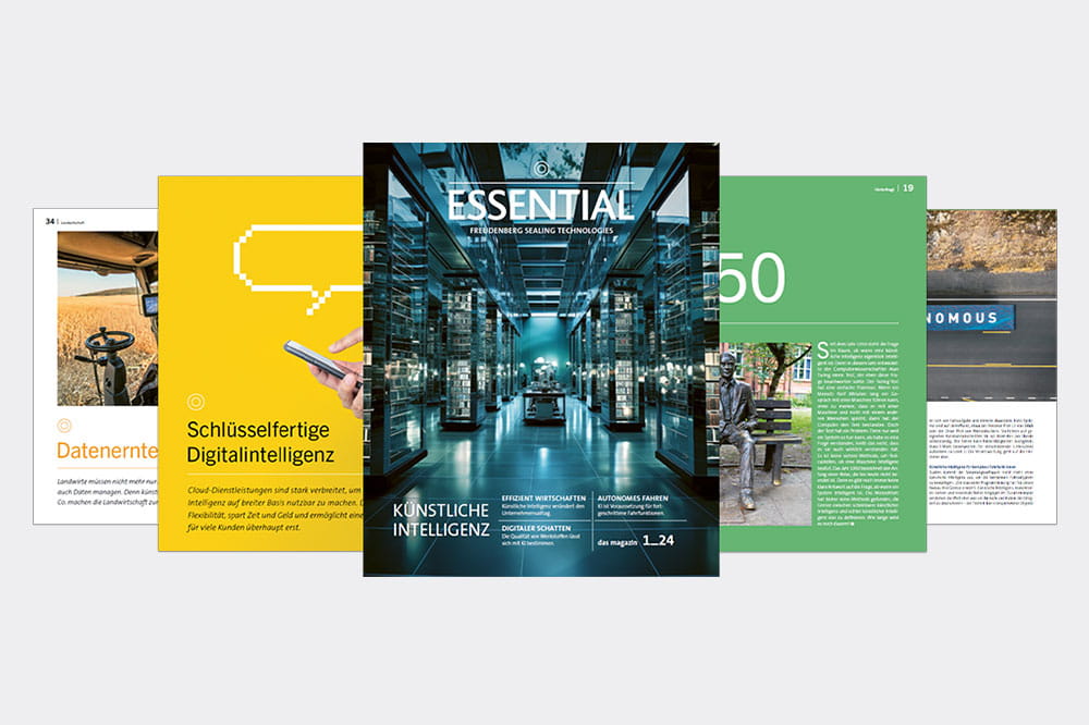 Mockup der Zeitschrift ESSENTIAL Ausgabe Mai 2024