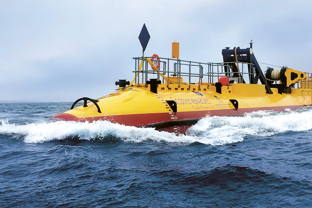yellow turbine