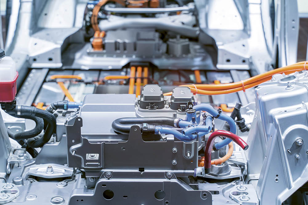 Aufnahme eines Elektromotors.