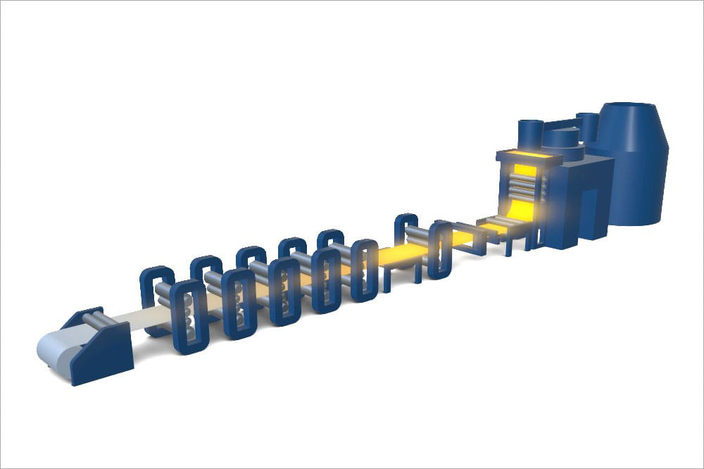 3D Grafik von Metallverarbeitende Industrie