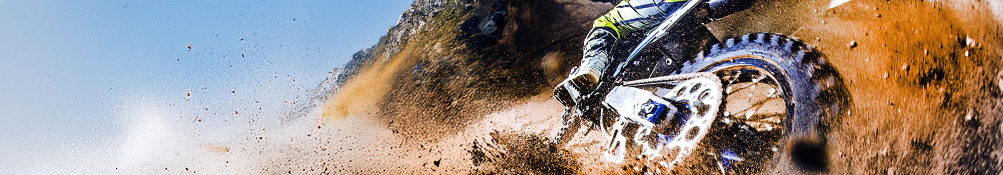 Nahaufnahme Motocross Zweirad